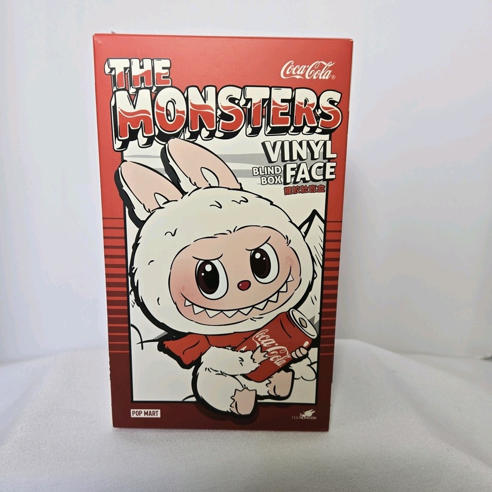 POP MART The Monsters Labubu Coca-Cola Plush Pendant Authentic  Open Box *READ*
